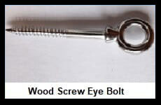 Wood Screw Eye Bolt